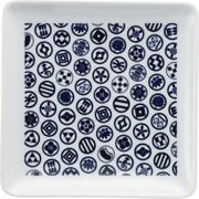 波佐見焼 kuvio(クビオ)white&navy 角皿 M マーモント W 206310 546