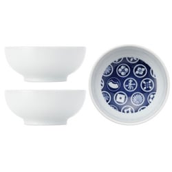 波佐見焼 kuvio（クビオ）white＆navy ボウル 3個 セット マーモント N 206311D600