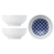 波佐見焼 kuvio(クビオ)white&navy ボウル 3個 セット クロス N 206313D600