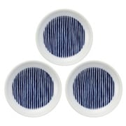 波佐見焼 kuvio(クビオ)white&navy 豆皿 3枚 セット ストライプ N 206307D551