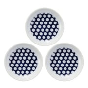 波佐見焼 kuvio(クビオ)white&navy 豆皿 3枚 セット ドット N 206309D551