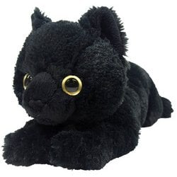 P-1972 [ひざねこ ぬいぐるみ S BK]