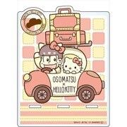おそ松さん×サンリオキャラクターズ アクリルスマホスタンド おそ松×ハローキティ 旅立ち [W110×H155mm]