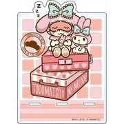 おそ松さん×サンリオキャラクターズ アクリルスマホスタンド トド松×マイメロディ 旅立ち [W110×H155mm]