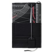 フリーサイズ&カスタムデザインブックカバー アマネカ・カスタム ブラック AM-C4-BK