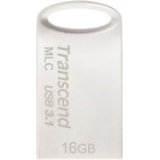 USBメモリ MLC採用 16GB USB3.1＆USB 3.0 キャップレス シルバー 耐衝撃 防滴 防塵 2年保証 TS16GJF720S