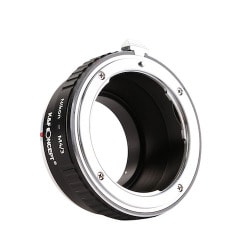 Nikon4/3マウントアダプタ レンズ側：ニコンF ボディ側：フォーサーズ Amazon | K&F CONCEPT マウントアダプター マイクロフォーサーズ