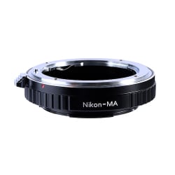 一眼レフカメラ用 レンズマウントアダプター ブラック ボディ側：ソニー・ミノルタA レンズ側：ニコンF KF-NFA