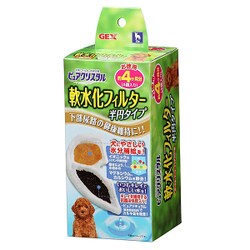 ヨドバシ Com Gex ジェックス ピュアクリスタル 軟水化フィルター 半円タイプ 犬用 4p 通販 全品無料配達