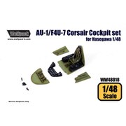 1/48 レジンパーツ アップデートセット AU-1/F4U-7 コルセア コックピットセット （ハセガワ用） [プラモデル]