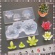 LOVELY LEAF シリーズ 多肉植物立体型A シリコン製型 [プラモデル用品]