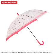 OL-34-55A [OLIVEdesOLIVE 長傘 55cm 猫リボン ピンク]