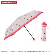 OL-34-55C [OLIVEdesOLIVE 折りたたみ傘 55cm 猫リボン ピンク]