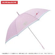 OLIVEdesOLIVE 長傘 58cm ドットキャット/パープル OL-35-58A