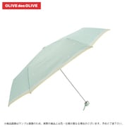 OL-35-53C [OLIVEdesOLIVE 折りたたみ傘 53cm ドットキャット/グリーン]