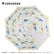 CONVERSE キッズ向けジャンプ傘 50cm ストライプシューズ/YE 17CON-50A-5