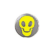 SKULL DOT BUTTON YELLOW