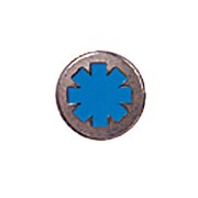 WHEEL DOT BUTTON BLUE