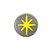 FLASH DOT BUTTON YELLOW