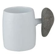 ビアジョッキ BEER JUG 石 白磁 540cc 9.5×10.5cm