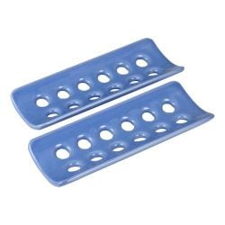 おしぼりトレイ 波佐見焼 透かしおしぼり ルリ 2個セット 15cm×6cm