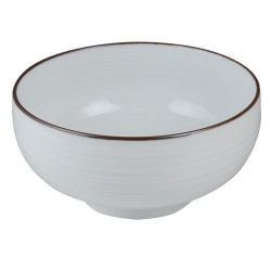 お椀 340ml 白磁千段 汁碗 12×6cm 340cc