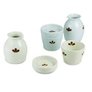 三つ葉 MITSUBA そば 食器 3点セット ペアーセット