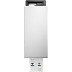 USBメモリー USB 3.0 2.0対応 ノック式 16GB ホワイト U3-PSH16G/W