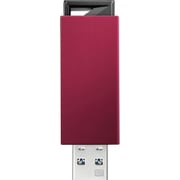 USBメモリー USB 3.0 2.0対応 ノック式 32GB レッド U3-PSH32G/R