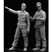 1/35 レジン製ミリタリーフィギュア WWII 戦車兵セット（2体セット） [プラモデル]