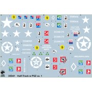 1/35 デカール ポーランド軍 M3ハーフトラック系用デカール Vol.1 [プラモデル用品]