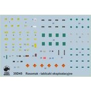 1/35 デカール ポーランド軍 ロソマクAPC プラカードデカール [プラモデル用品]