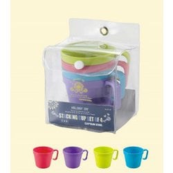 UT-0047 [ホリデージョイ 抗菌 スタッキングカップ 230ml 4個組]