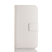 レザーフリップケース らくらくスマートフォン4（F-04J） WH