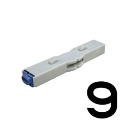 柄付ゴム印 連結式 単品 数字ゴシック体 初号 9 GRN-SGB 00009