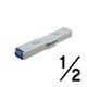 柄付ゴム印 連結式 単品 数字ゴシック体 初号 1/2 GRN-SGB 00012