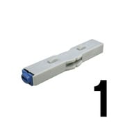 柄付ゴム印 連結式 単品 数字ゴシック体 1号 1 GRN-1GB 00001