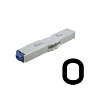 柄付ゴム印 連結式 単品 数字ゴシック体 1号 0 GRN-1GB 00010