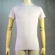 肌着 メンズ ナノファイン半袖丸首Tシャツ Mシロ
