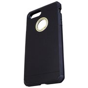 BJI1603BK [iPhone 7 ジャケット リング付き ハイブリッド耐衝撃 ブラック]