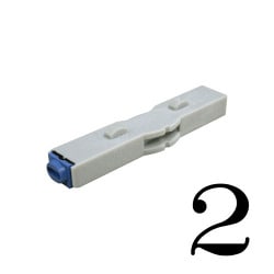 柄付ゴム印 連結式 単品 数字明朝体 初号 2 GRN-SMB 00002