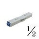 柄付ゴム印 連結式 単品 数字明朝体 0号 1/2 GRN-0MB 00012