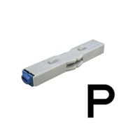 柄付ゴム印 連結式 単品 英字ゴシック体 1号 P GRA-1GB 00016
