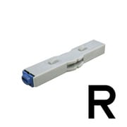 柄付ゴム印 連結式 単品 英字ゴシック体 1号 R GRA-1GB 00018