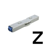 柄付ゴム印 連結式 単品 英字ゴシック体 2号 Z GRA-2GB 00026