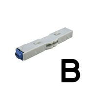 柄付ゴム印 連結式 単品 英字ゴシック体 4号 B GRA-4GB 00002