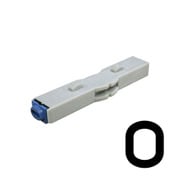 柄付ゴム印 連結式 単品 英字ゴシック体 4号 O GRA-4GB 00015