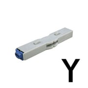 柄付ゴム印 連結式 単品 英字ゴシック体 4号 Y GRA-4GB 00025