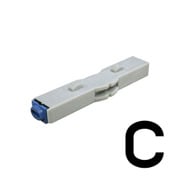 柄付ゴム印 連結式 単品 英字ゴシック体 5号 C GRA-5GB 00003