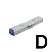 柄付ゴム印 連結式 単品 英字ゴシック体 5号 D GRA-5GB 00004